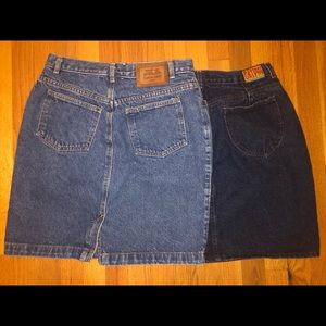 Vintage Calvin Klein denim skirt